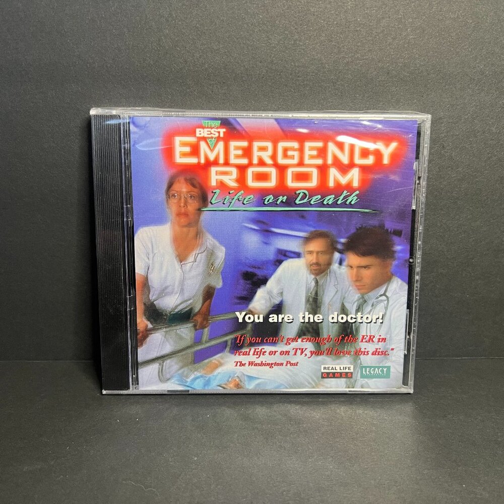 New & Sealed The Best of Emergency Room Life or Death Simulation PC Video Game